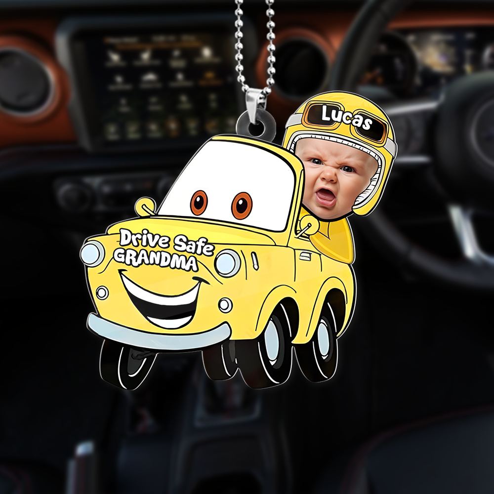 Custom Photo Gifts For Kids Car Ornament 02kapu071224-Homacus