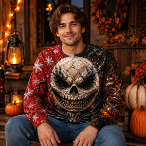 Spooky Skull Holiday Shirt 02HUDT030826