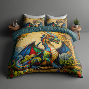 Personalized Dragon Quilt Bed Set 06hupu170125-Homacus