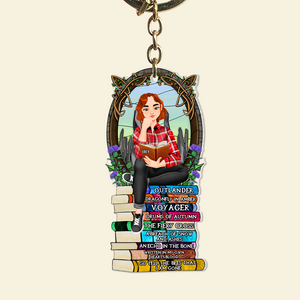 Personalized Gifts For Book Lover Keychain 05HUPU271224PA-Homacus