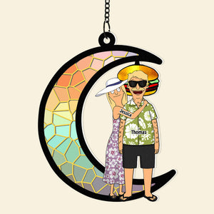 Personalized Gifts For Couple Suncatcher Ornament 01OHDT070225HG-Homacus