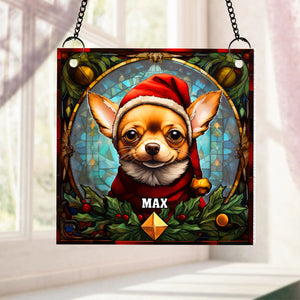 Personalized Gifts For Dog Lovers Suncatcher Ornament 05hutn090924 Chihuahua-Homacus