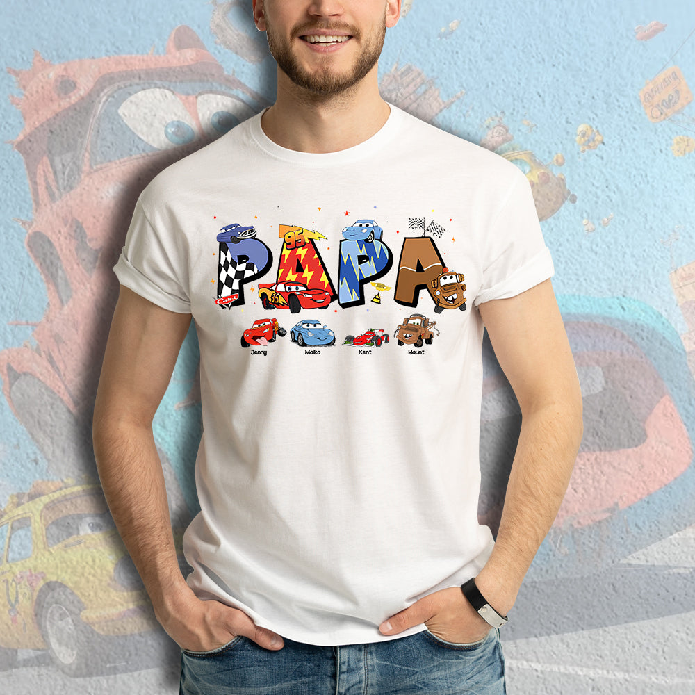 Personalized Gifts For Dad Shirt Pixar Cars 041KALU160125 LMQN-Homacus