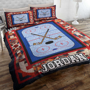 Personalized Gift For Sport Lover Quilt Bedding Set Special Line 02HUDT051224-Homacus