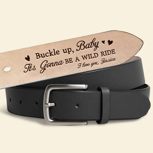 Personalized Gifts For Him Leather Belt With Secret Message 04ohtn071224-Homacus