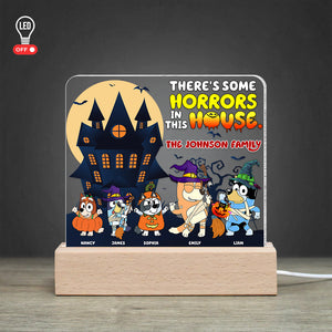 Personalized Gifts For Family LED Light 01kapu160724 Horror House-Homacus