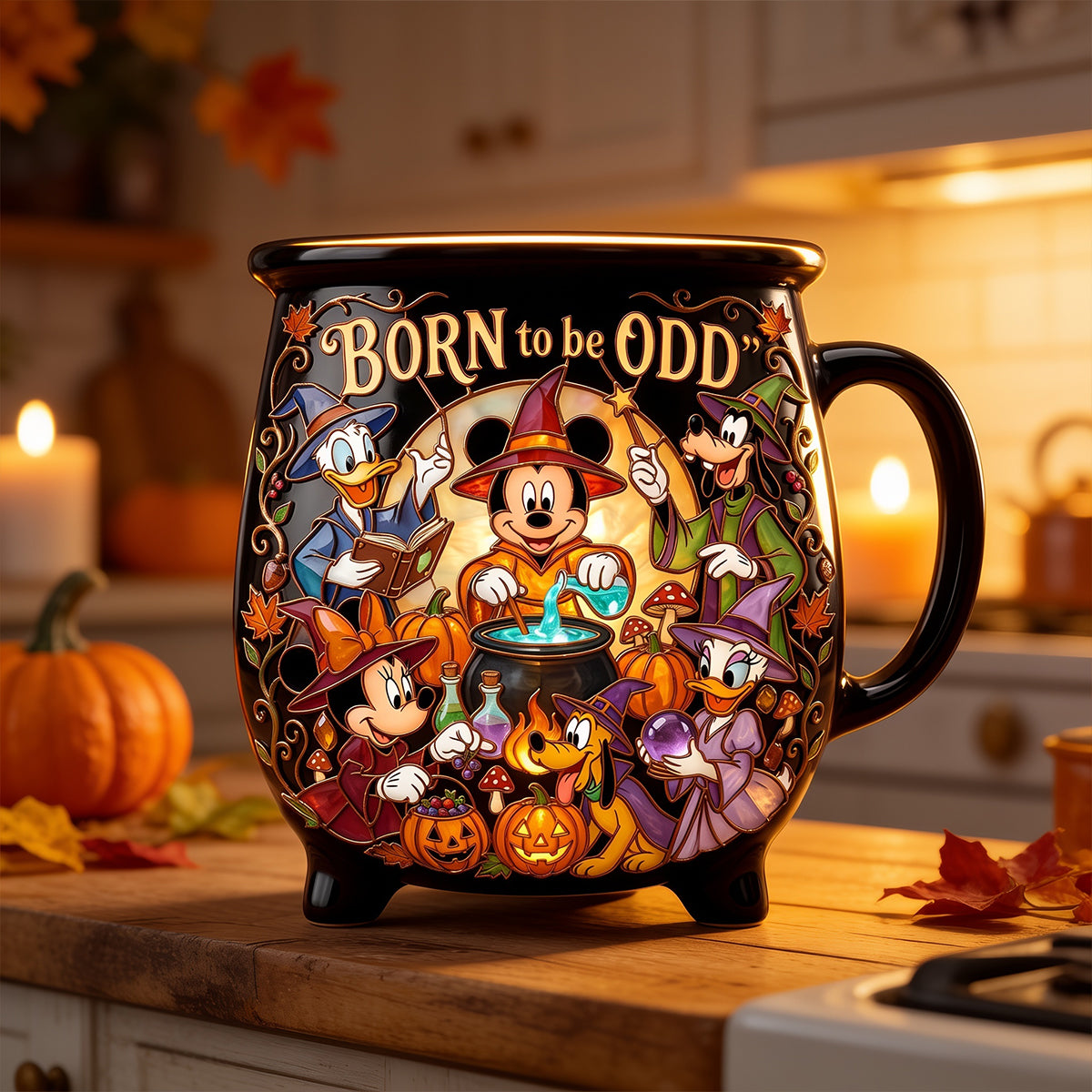Odd Witches Ceramic Cauldron Mug - Personalized Gifts 02padt180826