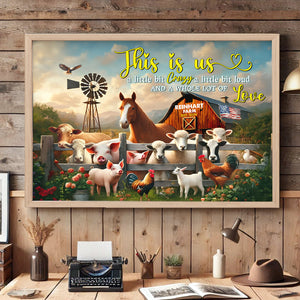 Personalized Gift For Farmer Family Canvas Print, Happy Farm Life 01qhtn131224a-Homacus