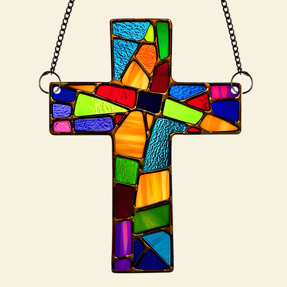 Personalized Gifts For Jesus Lover Suncatcher Ornament 06hupu070325-Homacus