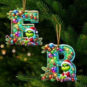 Custom Alphabet Letters Gifts For Movie Fans Christmas Ornament 02OHPU241024-Homacus