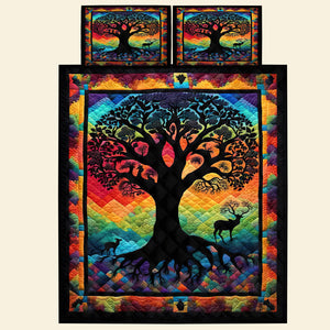 Tree Of Life Quilt Bed Set 022HUDT170125-Homacus