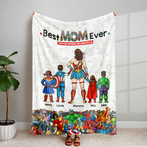 Personalized Gifts For Mom Blanket Best Mom Ever Mother's Day 01ACHU210325PA-Homacus