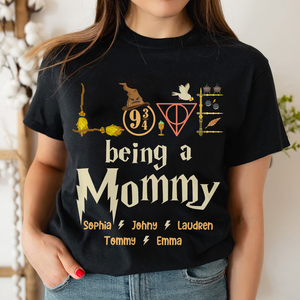 Personalized Gifts For Mom Shirt Love Being A Mommy-Homacus