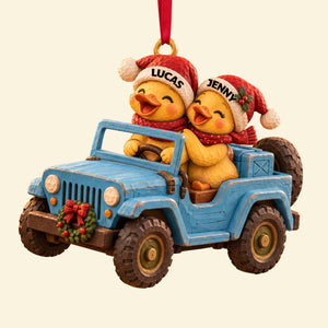 Ducking Fun Squad Ornament, Personalized Gifts For Off-road Lovers 04QHTN101026-Homacus