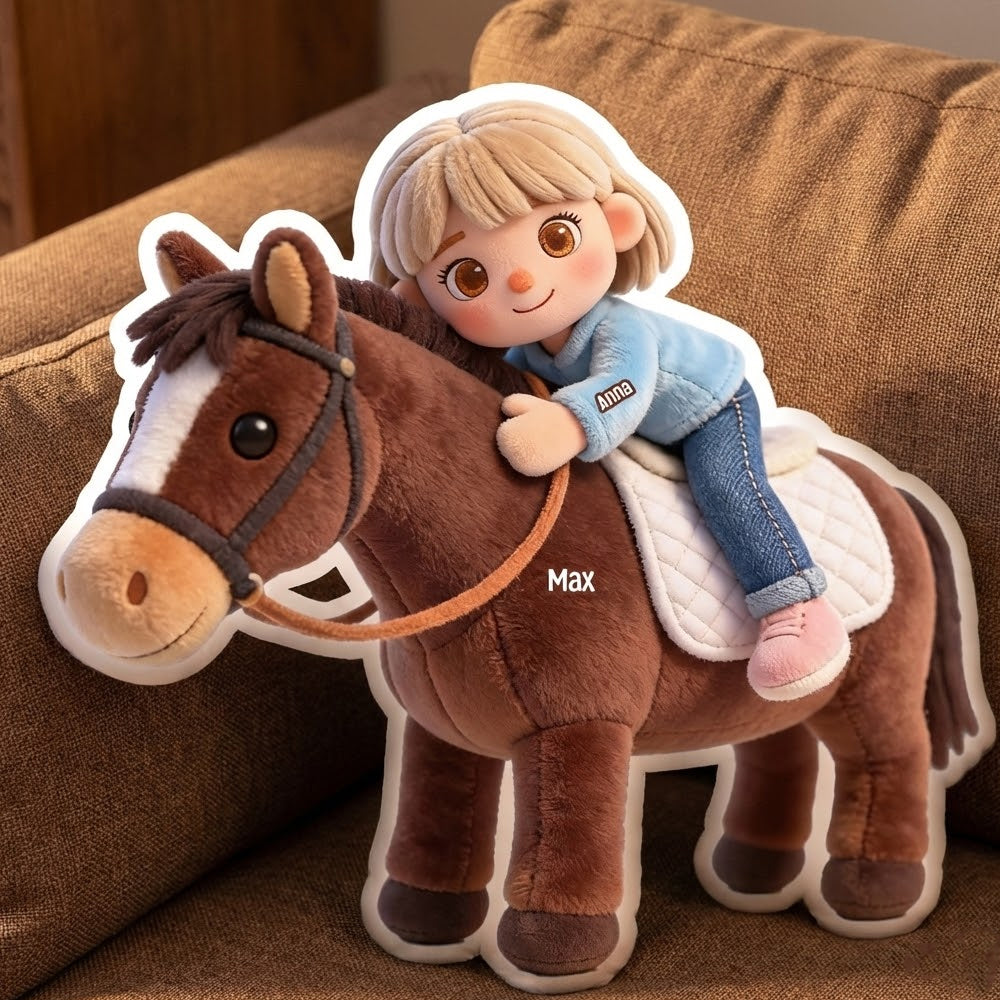 Horse Riding Pillow - Custom Photo Gifts For Horse Lovers 05natn121225-Homacus