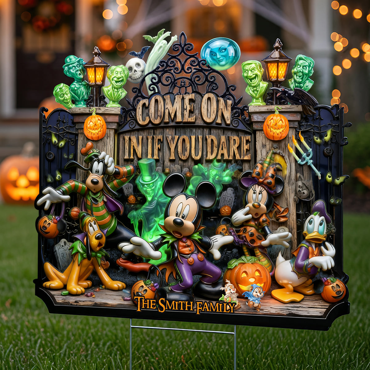Scared Squad Yard Sign - Personalized Halloween Decor 03QHDT030826-Homacus