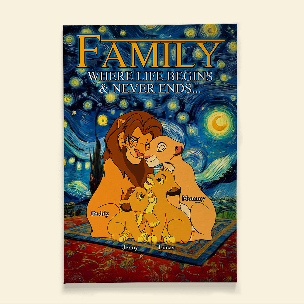 Personalized Gifts For Family Canvas Print 02ohtn211224hg-Homacus