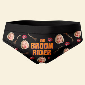 Custom Photo Gifts For Couple Boxer Briefs 02xqtn020824 Halloween Pumpkin Broom-Homacus