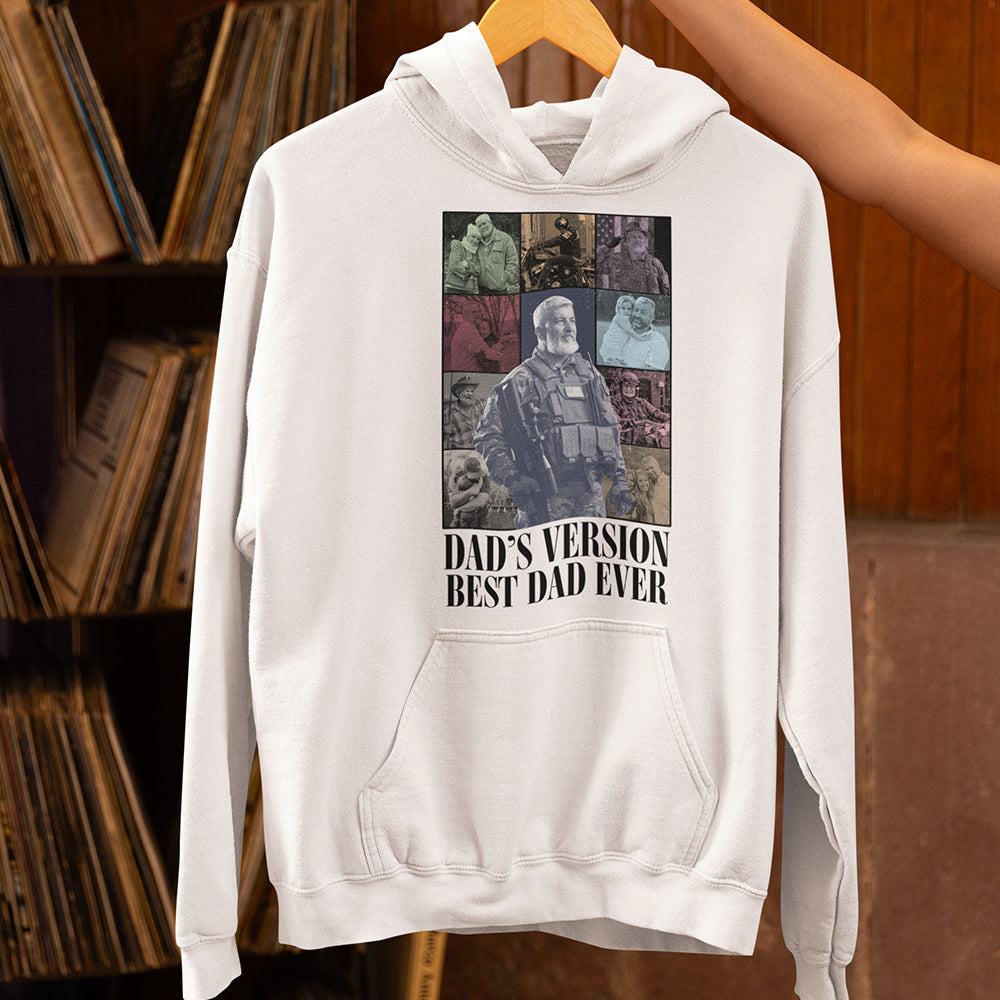 Custom Photo Gifts For Dad Shirt Dad's Version Best Dad Ever 032HUTN290124-Homacus