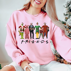 Christmas Friends Movie Characters Sweatshirt 53acxx260824-Homacus