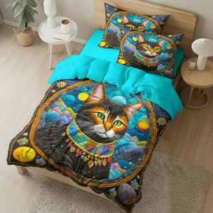 Gifts For Cat Lovers Quilt Bedding Set 03HUDT210125-Homacus