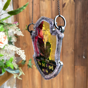 Personalized Gifts For Couple Suncatcher Ornament 04HUDT250524TM-Homacus