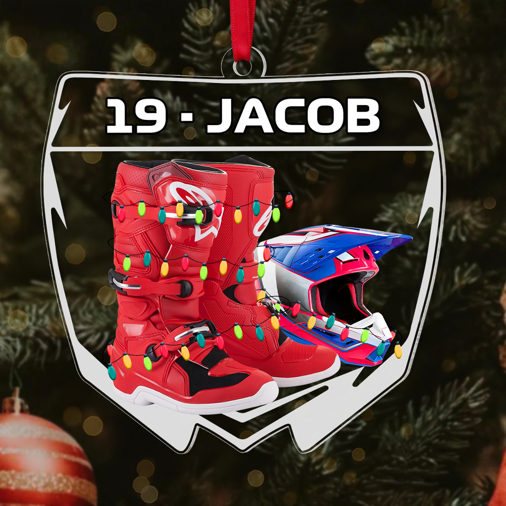 Personalized Gifts For Motocross Lovers Christmas Ornament 01hupu021124-Homacus