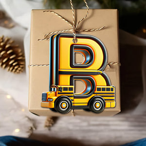 Custom Alphabet Letter Gifts For Bus Lover Christmas Ornament 011xqtn241024-Homacus