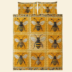 Personalized Gifts For Bee Lovers Quilt Bed Set 04qnqn061124-Homacus