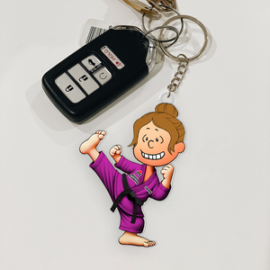 Personalized Gifts For Karate Lover Keychain 01ohpu121224-Homacus