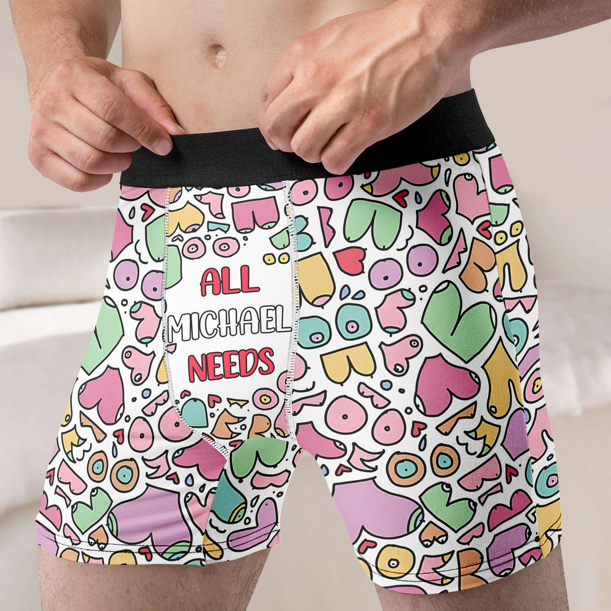 Personalized Gifts For Couple Men's Boxers and Women's Brief 02KAMH031224-Homacus