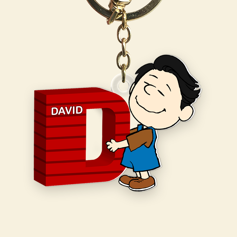 Custom Alphabet Letter Keychain 02ohpu070125hg-Homacus