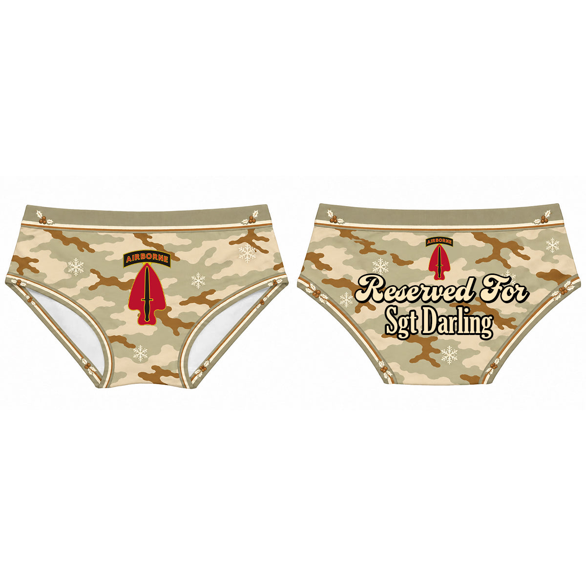 Reserved For My Veteran Darling Woman Brief - Personalized Gifts For Her 03ohtn021026