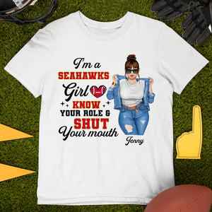 Custom Team Logo Gifts For Football Fan Shirt 04bhtn030223tm American Football Girl-Homacus