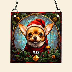 Personalized Gifts For Dog Lovers Suncatcher Ornament 05hutn090924 Chihuahua-Homacus