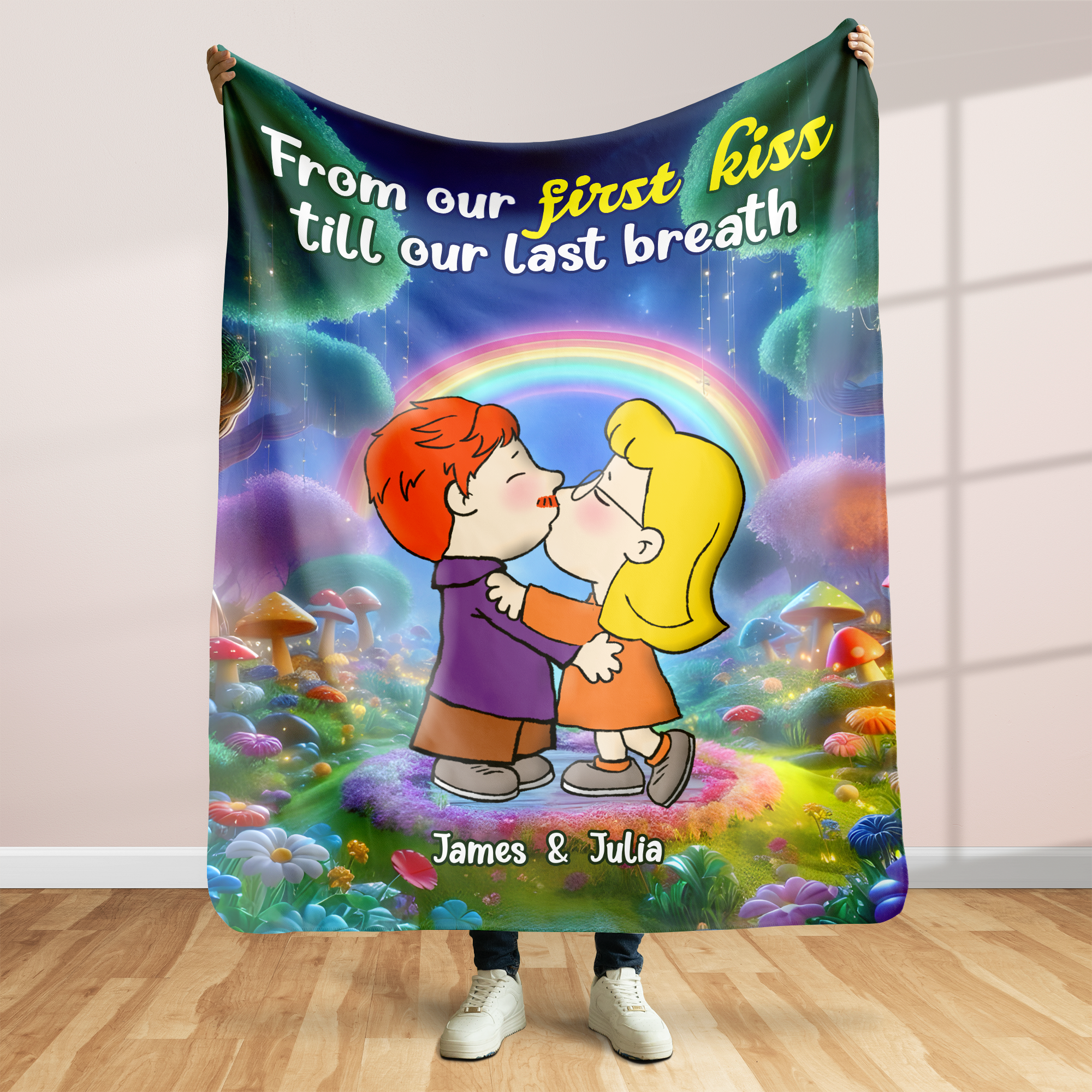 Personalized Gifts For Couple Blanket 06topu030125hg-Homacus