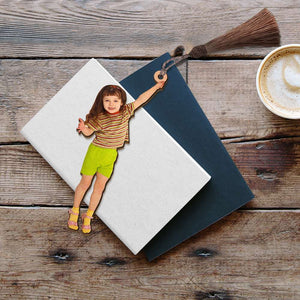 Personalized Gifts For Kids Wooden Bookmark Naughty Swing Kids 04nadt011223-Homacus
