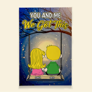 Personalized Gifts For Couple Canvas Print 02ohtn091224hg You And Me We Got This-Homacus