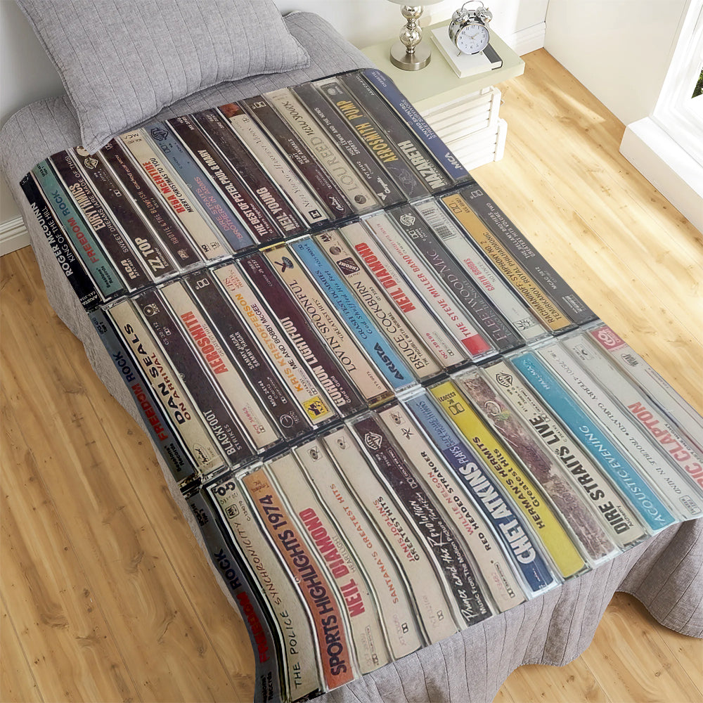 Personalized Gifts For Cassette Tape Lovers Blanket 04ohqn210125-Homacus
