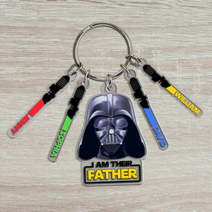 Personalized Gifts For Dad Keychain Lightsword Kids 06NATN031224-Homacus