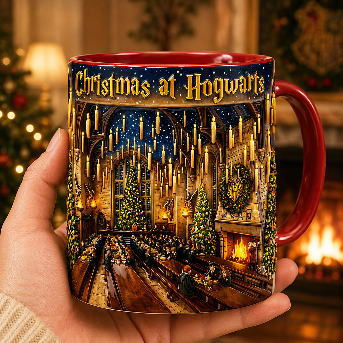 Christmas Fantasy Castle Coffee Mug - Personalized Gifts For Christmas 01hudt210826-Homacus