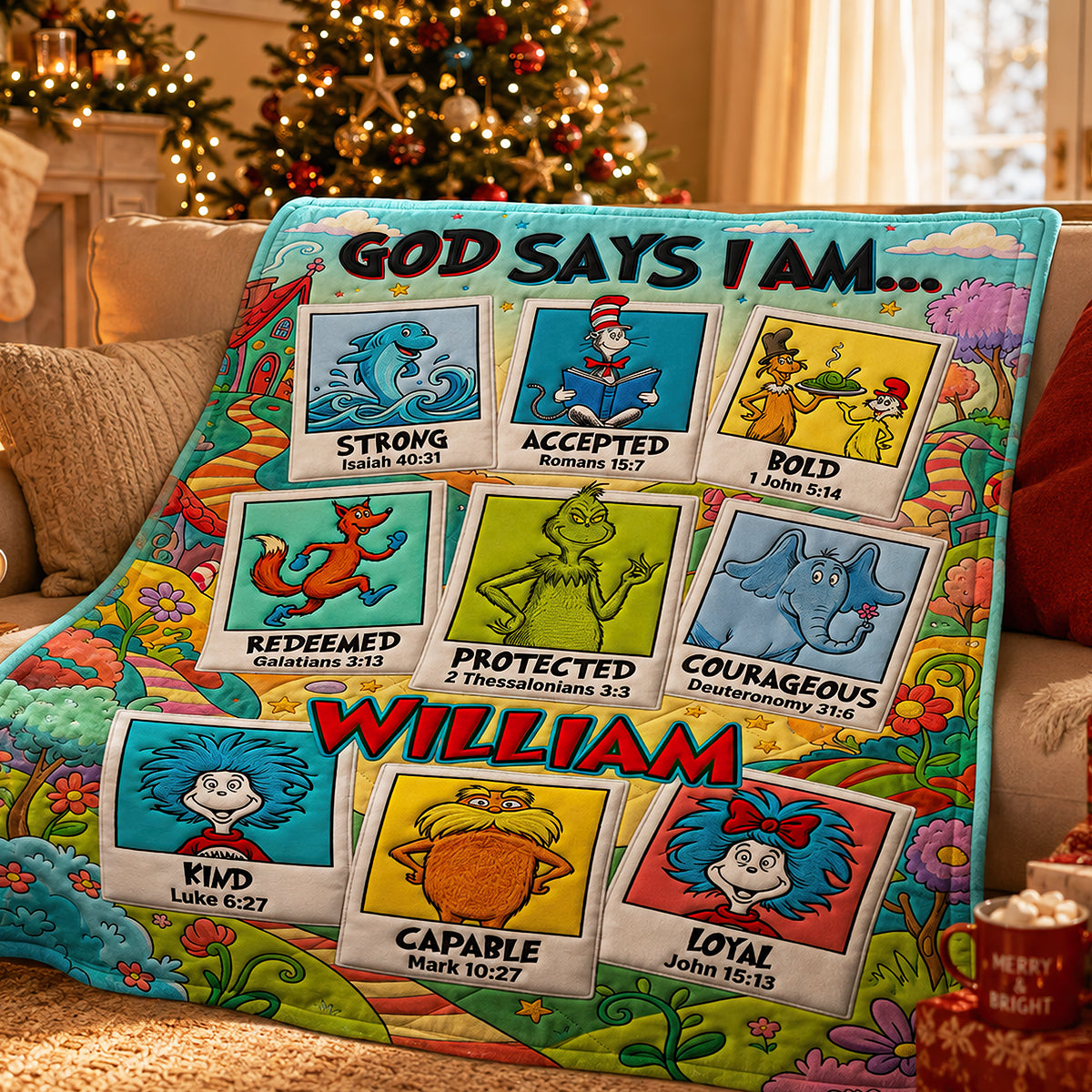 God Say I Am Faithful Blanket - Personalized Gifts For Christian Blanket 01PADT040826