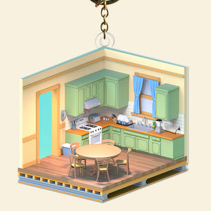 Isometric Room Keychain 01OHQN050225-Homacus