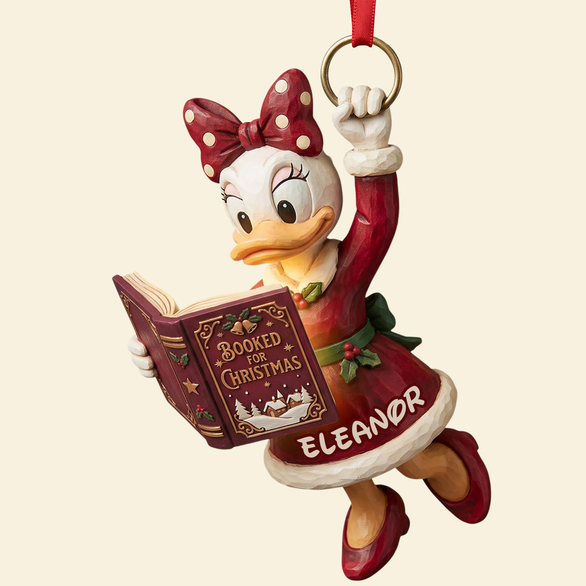 Whimsical Bookish Christmas Acrylic Ornament - Personalized Christmas Gifts For Reading Lovers 02padt091026-Homacus