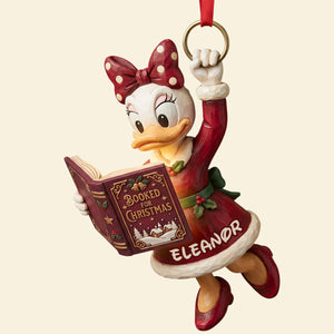 Whimsical Bookish Christmas Acrylic Ornament - Personalized Christmas Gifts For Reading Lovers 02padt091026-Homacus
