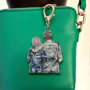 Personalized Gifts For Veteran Couple Keychain 073qhhu110125tm-Homacus