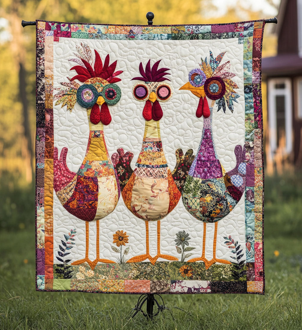 Gifts For Chicken Lover Blanket Colorful Chicken-Homacus