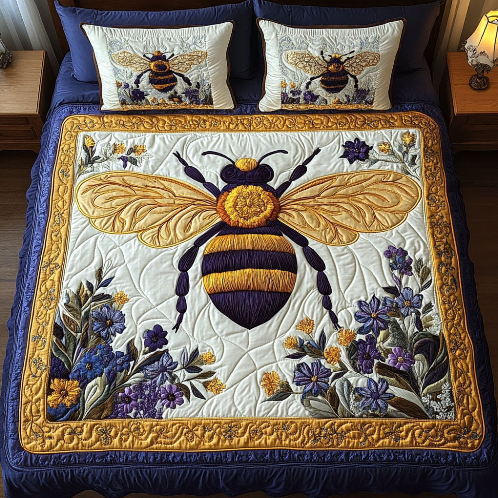Gifts For Bee Lovers Quilt Bed Set-Homacus