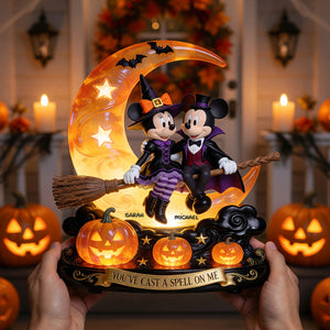 Couple Halloween Acrylic Light Box Personalized Gifts For Couple 06PGDT010826-Homacus