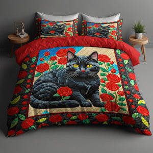 Gifts For Cat Lovers Quilt Bedding Set 03HUDT210125-Homacus